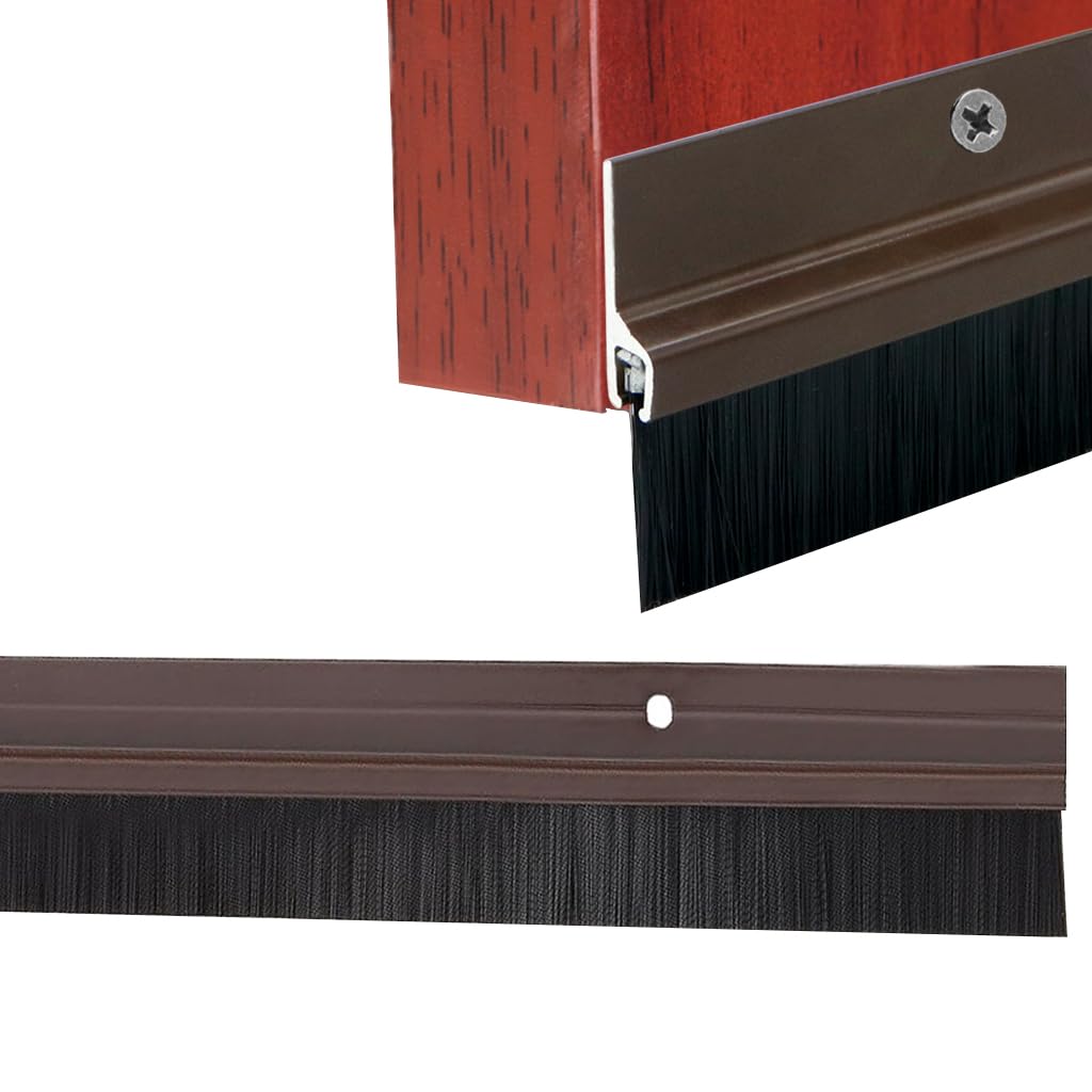 HASTHIP Door Sweep Sealing Strip for Home, 3.3ft Aluminum Alloy Door Sweep Strip for Home Door Gaps, Dust Stopper Door Seal Sweep for Exterior Home Cockroach Insect Draft Stopper HASTHIP Door Sweep Sealing Strip for Home, 3.3ft Aluminum Alloy Door Sweep Strip for Home Door Gaps, Dust Stopper Door Seal Sweep for Exterior Home Cockroach Insect Draft Stopper